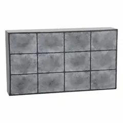 Gas phase filter for removal of chemical vapors, odors, and gaseous contaminants in laboratory exhaust air. Suitable for use in chemical fume hoods, cleanrooms, and industrial ventilation systems.