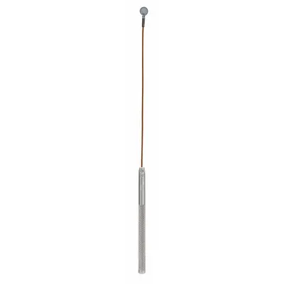 MAG-MATE Inspection Mirror: 3/8 in Dia Mirror Size, Mirr. Mat. Stainless Steel - Heat-Resistant Inspection Mirrors