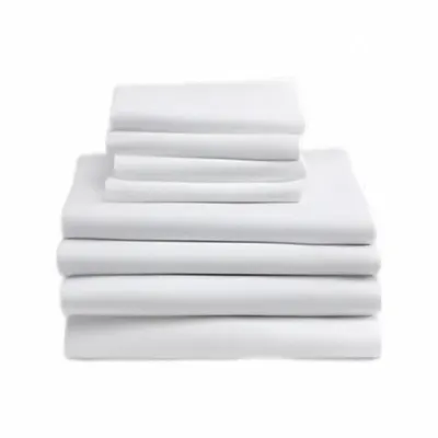 R & R TEXTILE Flat Sheet: Twin, 115 in Overall Lg, 66 in Overall Wd, T180 - R&R Textile Domestically-Made Sheets