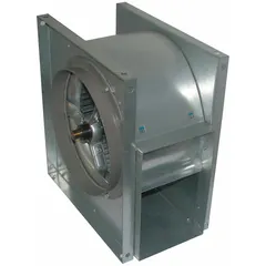Belt-drive blower without drive pack, featuring an 11 1/8-inch wheel diameter. Clockwise rotation when viewing the drive side. Suitable for industrial air movement, ventilation, and exhaust applications in HVAC systems and general airflow setups.