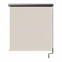 This Regal Series sun shade operates via a pole and crank mechanism on the right side. It features a 7 ft valence width with cream fabric and an oil-rubbed bronze valance. The bungee and hook tie-down system secures the shade. Provides 90% UV protection for outdoor use