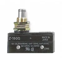 OMRON Snap Action Switch: Plunger Actuator, 1NO/1NC, Solder (MPN Z-15GQ)