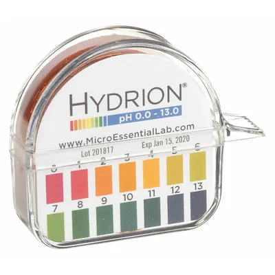 HYDRION Low Precision pH Paper, 0-13 pH Range, 1.0 Resolution, 15 ft Roll - Low Precision pH Papers