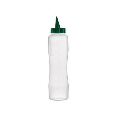 ARAVEN Squeeze Bottle: 34 oz Capacity, 1 3/4 in Opening Dia, 13 1/4 in Overall Ht - Standard Squeeze Bottles