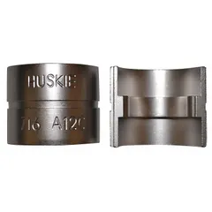 Replacement crimping die set for use with Copper and Aluminum Duplex Oval Sleeves on Wire Rope. Accommodates 1/2 in Copper and 7/16 in Aluminum sizes. Blue finish. Model numbers 13D361 and 13D372.