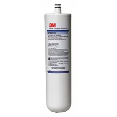 This quick-connect water filter is designed for drinking fountains and beverage machines. It uses activated carbon media to reduce sediment, improving water taste and clarity. With a flow rate of 1.5 gpm and a capacity of 9,000 gallons, it is suitable for commercial foodservice or office settings.