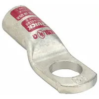 FUSION Lug Starter/Ground: Heavy Wall Lug, Crimp/Lug, Tin Plated Copper, 2 and 1 ga, Pink, Straight (MPN 6401H)