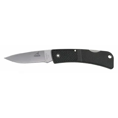 GERBER Folding Knife: 2 in Blade Lg, 2 1/2 in Closed Lg, 4 1/2 in Overall Lg, Plastic - Manually-Opening Folding Knives