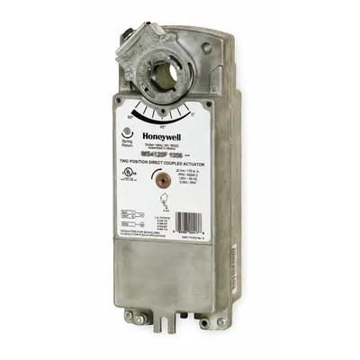 Honeywell Actuator: Dampers, On/Off, Spring Return, 175 in-lb, 24V AC, Hardwired - Fire & Smoke Rated Actuators