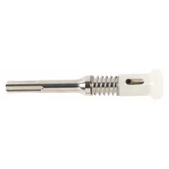 Steel driver tool with zinc-plated finish for installing 1/2 in drive pin anchors. Used in construction and industrial applications to set anchors into concrete, steel, or masonry.