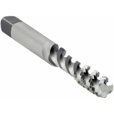 WIDIA GTD Spiral Flute Tap: #12-24 UNC, H3 / 3B, 3 Flute, Bottoming Chamfer - Spiral-Flute Taps for Aluminum