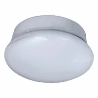 Spin Light: 7 in Dia, White, 1,000 lm, 10.5 W, 3000K/4000K/5000K, Plastic, Acrylic Shade Lens (MPN C02002403D)