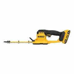 This battery-powered hedge trimmer operates on the 20V MAX* platform and features a double-sided blade with an 8-inch length and 1/2-inch cutting width. It is suited for trimming and shaping hedges, shrubs, and bushes in residential and commercial landscaping.