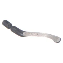 High-speed steel deburring blades for removing burrs and sharp edges from steel workpieces. Suitable for use after machining or cutting operations. Supplied in a pack of 10 blades with trade number B10.