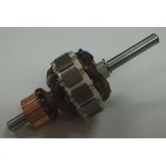 The MASTER APPLIANCE Armature ARM-542 is a retaining ring component for heat gun motors. It serves as the rotating core that drives the fan to produce airflow. This replacement part is used in applications such as industrial heating, shrinking, and drying.