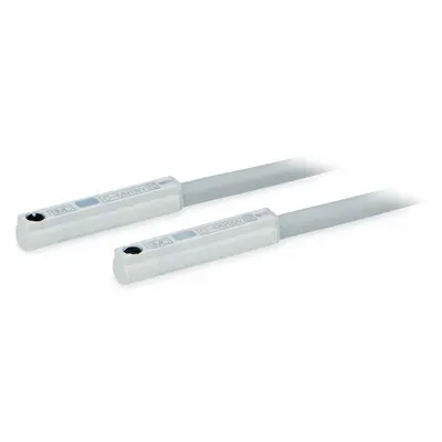 SMC Solid State Switch: D-F5PL, Prewired, PNP, Composite, 24V DC, 3 Wires, 9.8 ft Lead Lg (ft) - Solid State Switch Pneumatic Position Sensors
