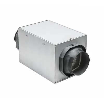 BROAN Supply fan, Fan, Fresh air, Fresh in, Ventilator: 180 cfm @ 0.100 in SP - Round Duct Inline Cabinet Fans