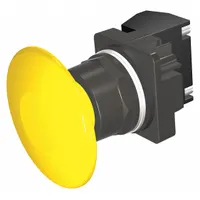 SIEMENS Mushroom Head Push Button: Non-Illuminated, Mushroom Head Profile, Non-Metallic, 30 mm, 1NO (MPN 52BM9V4K)