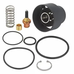 This valve repair kit is designed for servicing LV-982-LF Series mixing valves. It includes thermostatic elements and is constructed with stainless steel components. Suitable for use in commercial or institutional plumbing systems to restore water temperature control.