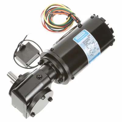 LEESON Gearmotor: Right Angle, Single Output Shaft, PSC, TENV, 58 RPM, 40 in-lb Max Torque - Right Angle AC Gearmotors