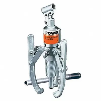 POSI LOCK Hydraulic Ram Puller: 6 ton Capacity with Attachments - Ram Puller Sets