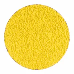 This 3-inch, 36-grit ceramic abrasive disc on Y-weight cloth with RazorStar technology is designed for cool-cutting sanding of stainless steel and nickel alloys. It minimizes heat buildup while providing fast material removal, suitable for blending, finishing, and surface preparation in metalworking applications.