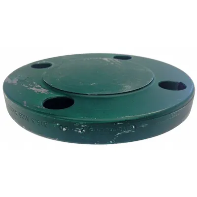 OEM Blind Iron Pipe Flange, 3 1/2 in, Carbon Steel, Raised Face, Class 150, 285 psi - Blind Iron Pipe Flanges