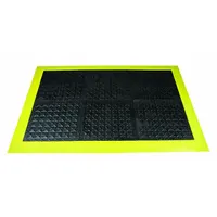 Interlocking Antifatigue Mat Kit: Interlocking Antifatigue Mat Kit, 3 ft x 5 ft, Diamond Grid, Vinyl (MPN AG1BZ2)