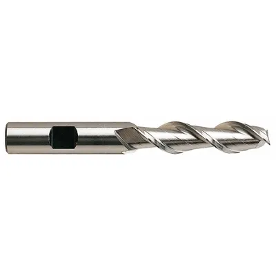 YG-1 Square End Mill: High Speed Steel, 2 Flute, 1/4" Mill Dia, 1-1/4" LOC - High-Speed Steel Square End Mills for Aluminum