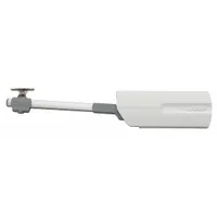 Aluminum lid support for holding lids, doors, or panels open at a fixed angle in industrial enclosures, electrical cabinets, and machinery. Overall height 10 5/8 in, overall width 1 1/64 in. Manufacturer part number SLS-ELAN-ML