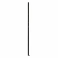 FOLDING GUARD Universal Post: 5 1/2 ft H, Black, Powder-Coated (MPN PS063Y16A1)