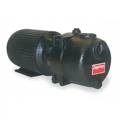 Self-priming trash pump for dewatering applications with solids-laden water. Handles solids up to 1 inch diameter. Stainless steel impeller, Buna-N/Carbon/Ceramic shaft seal. Includes strainer. Requires control panel. Continuous duty, FNPT connections.