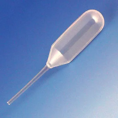 GLOBE SCIENTIFIC Transfer Pipette: 1.3 mL Capacity, Non-Sterile, Narrow Stem Transfer Pipette - Non-Sterile Transfer Pipettes