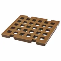 JAY R. SMITH MFG. CO Grate: A, Square, Square Holes, 11 7/8 in Overall Wd, 11 7/8 in Overall Lg (MPN 2710G)