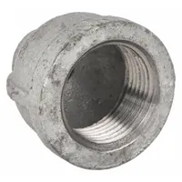 ANVIL Metal Pipe Straight: Straight, 300 psi @ 150° F, 1 in x 3/8 in, Malleable Iron, Made in USA (MPN 0311087209)