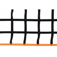 US NETTING Pallet Rack Netting Bulk Roll: 300 in x 1/8 in x 96 in, Polypropylene, Black (MPN PRN-11-825)