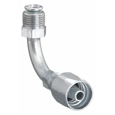 AEROQUIP Hydraulic Hose Fitting: -8 For Hose Dash Size, 3/4 in x 1/2 in Fitting Size - Steel Reusable Hydraulic Hose Fittings