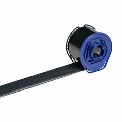 Black resin ribbon for i7500 printer series. Scratch-resistant finish for durable identification. RoHS Compliant to 2015/863. Used for asset tracking, cable marking, and safety labeling in industrial environments.