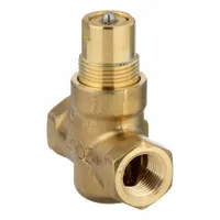Hydronic Globe Valve: 2-Way, 0.63 CV Flow, 1/2 in Female NPT, Brass Body, Stainless Steel Stem, NC (MPN 599-02002)