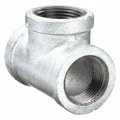 OEM Medium-Pressure Threaded Pipe Tee, 2 1/2 in x 2 1/2 in x 2 1/2 in - Medium-Pressure Threaded Pipe Fittings