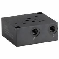 ENERPAC Valve Manifold: 5,000 psi Max Pressure, D03 NFPA Size, Ductile Iron, 1.5 in Overall Ht (MPN MB1)