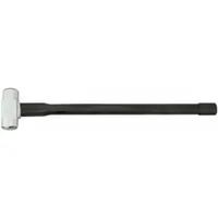 Standard Sledge Hammer: Steel, Steel Handle, 8 lb Head Wt, 2 in Dia, 30 in Overall Lg, Ribbed Grip