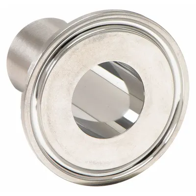 MAXPURE Sanitary Fitting Ferrule: Clamp Ferrule, 2 1/2 in OD Size, Clamp - 316 Stainless Steel Sanitary Tube Fittings