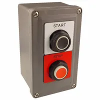 SCHNEIDER Control Station: (2) Push Buttons, 0 Pilot Lights, 1NO/2NC, Start/Stop, (2) Push Buttons (MPN 9001KYSK201)
