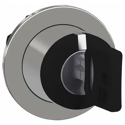 SCHNEIDER Keyed Selector Switch: 3 Position, 30 mm Panel Mounting Size - Panel-Mounted Key Switches without Contacts