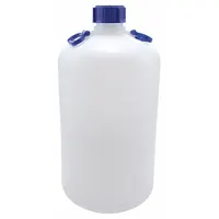 APPROVED VENDOR Carboy: 50 L Capacity - mL, Narrow Mouth Size, Screw On Cap, White, 350 mm Body Dia (MPN 208685-0050)