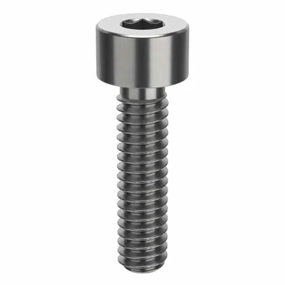 AMPG Socket Head Cap Screw: 1/4"-20 Thread Size, 1 in Lg, Std, Plain, Stainless Steel - Inch System Standard Socket Head Cap Screws