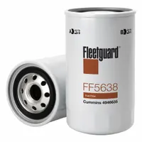 FLEETGUARD Automotive Fuel Filter: 14 3/16 in Overall Lg, 3 3/16 in Outside Dia, Diesel Fuel, Diesel (MPN FF5638)