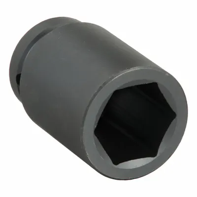 WRIGHT TOOL Impact Socket: 1 in Drive Size, Metric, 46 mm Socket Size, 6-Point, Deep - 1" Drive Impact Sockets