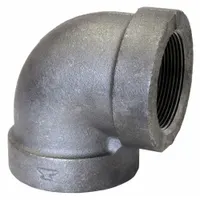 Metal Pipe Elbow: 4 in x 4 in, Threaded x Threaded, Class 300, 600 psi @ 150° F, 90° Elbow (MPN 0310502406)